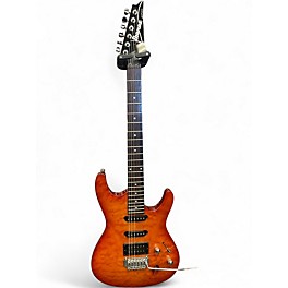 Used Ibanez SA260FM SA Series Amber Solid Body Electric Guitar