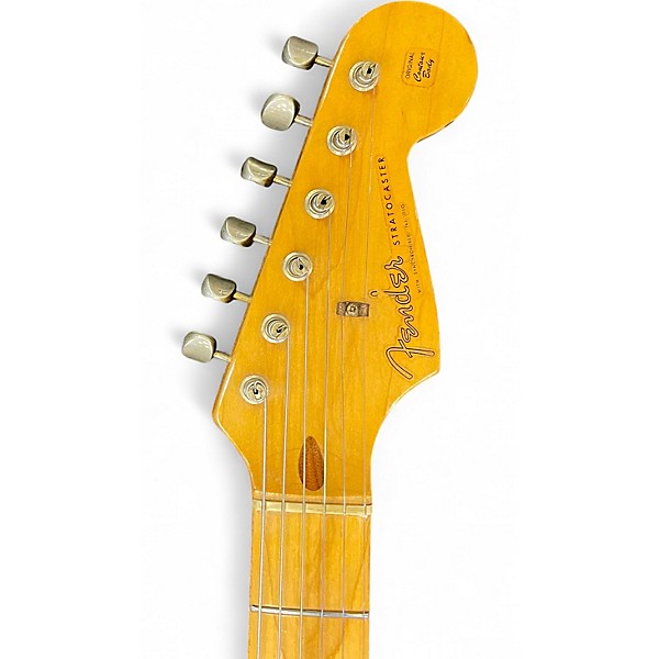 Vintage 1993 Fender American Vintage 1957 Stratocaster 2 Color Sunburst Solid Body Electric Guitar