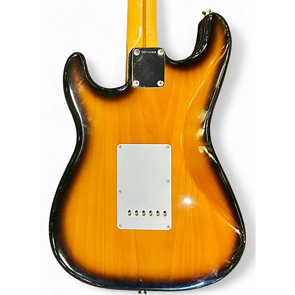 Vintage 1993 Fender American Vintage 1957 Stratocaster 2 Color Sunburst Solid Body Electric Guitar