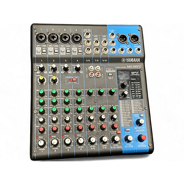 Used Yamaha MG10XU 10 Channel Mixer with Effects Unpowered Mixer
