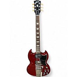 Used Gibson SG Custom Maestro Reissue Red Solid Body Electric Guitar