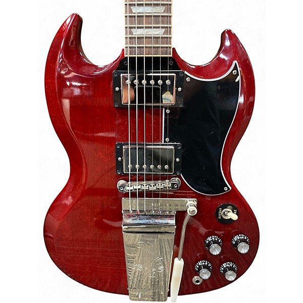 Used Gibson SG Custom Maestro Reissue Red Solid Body Electric Guitar