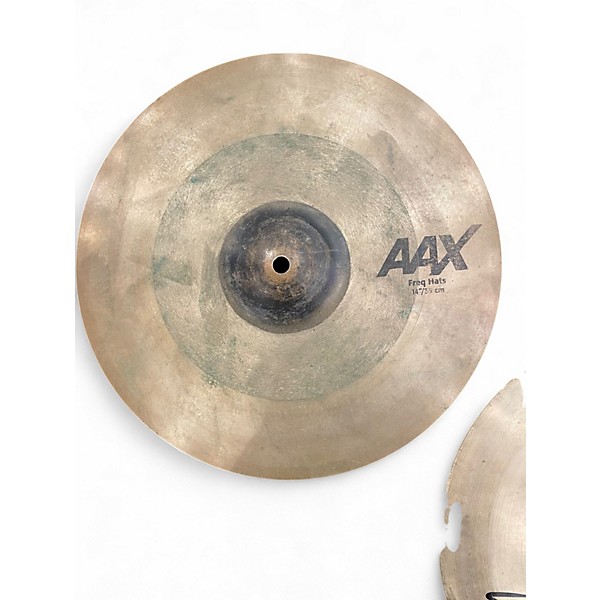 Used SABIAN 14in AAX Frequency Hi-Hat Pair Cymbal