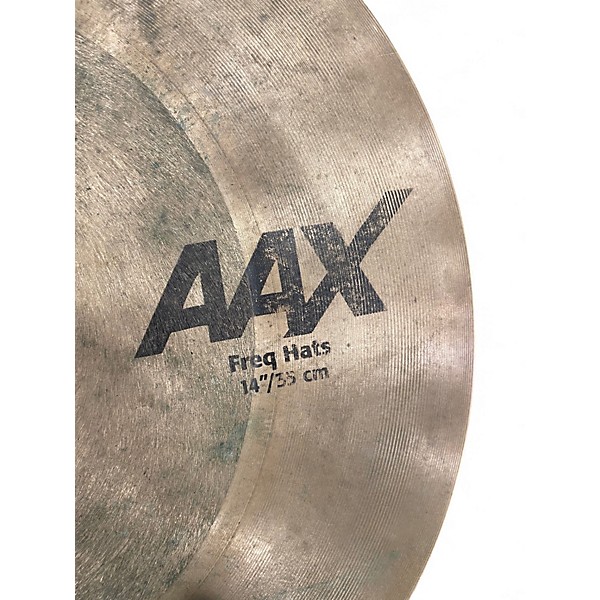 Used SABIAN 14in AAX Frequency Hi-Hat Pair Cymbal