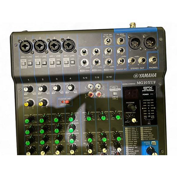 Used Yamaha MG10XUF Unpowered Mixer