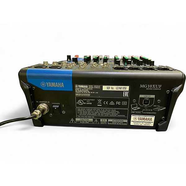 Used Yamaha MG10XUF Unpowered Mixer