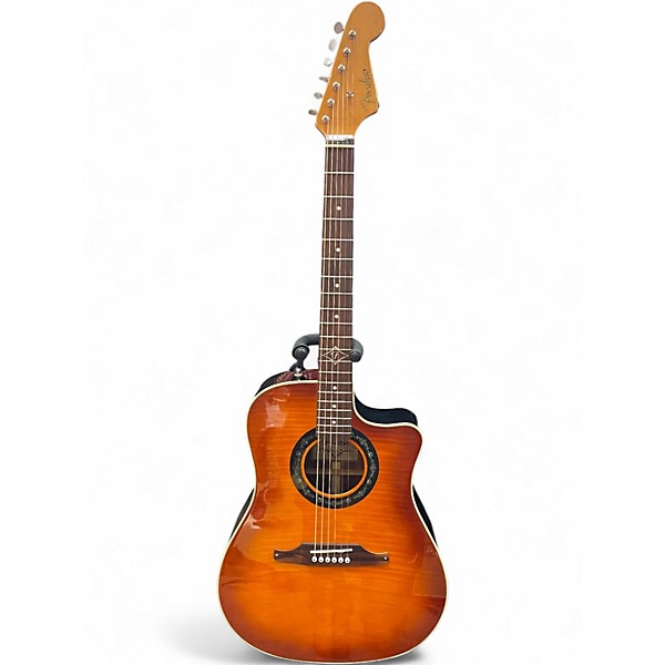 Used Fender SONORAN CALIFORNIA SERIES Orange Acoustic Electric Guitar