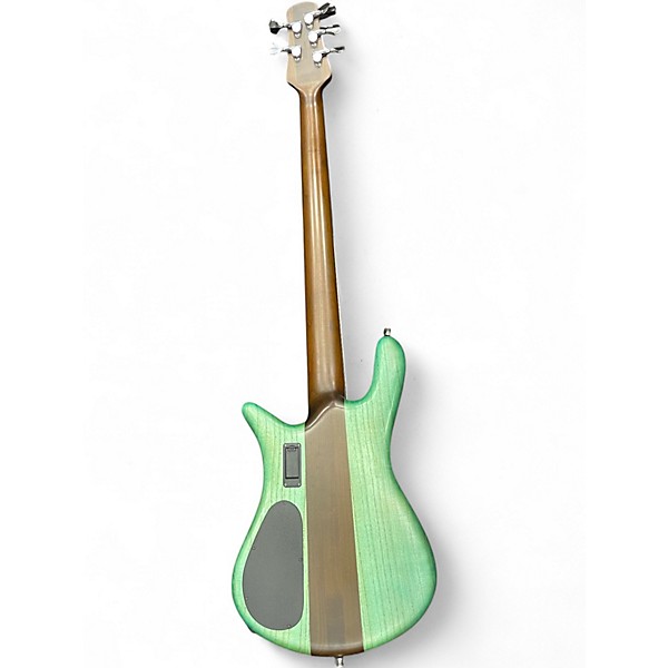 Used Spector Euro RST LTD 5 Turquoise Electric Bass Guitar
