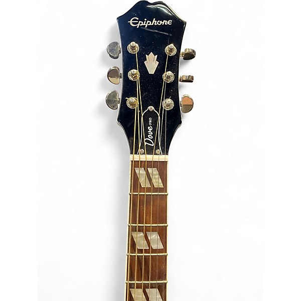 Used Epiphone Dove Pro Alpine White Acoustic Electric Guitar