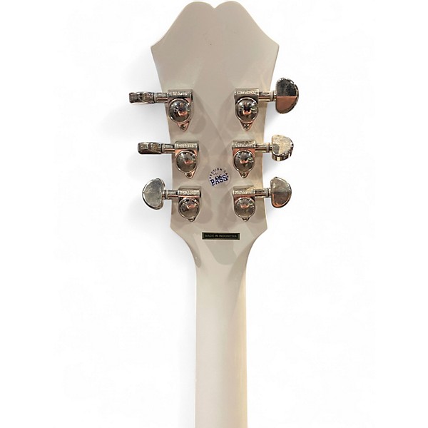 Used Epiphone Dove Pro Alpine White Acoustic Electric Guitar