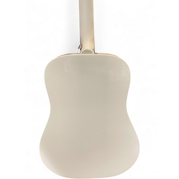 Used Epiphone Dove Pro Alpine White Acoustic Electric Guitar