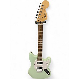 Used Squier Bullet Mustang HH Surf Green Solid Body Electric Guitar