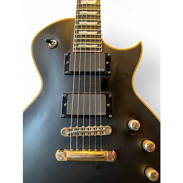 Used ESP LTD EC1000 Deluxe Black Solid Body Electric Guitar