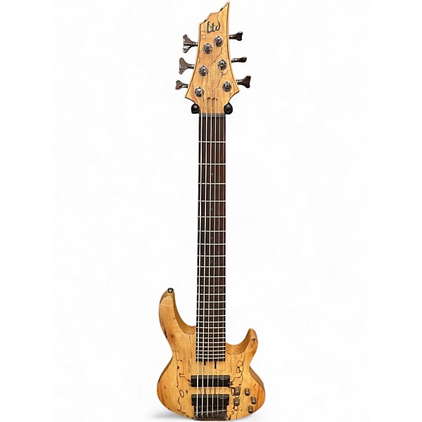 Used ESP LTD B206SM 6 String Natural Electric Bass Guitar