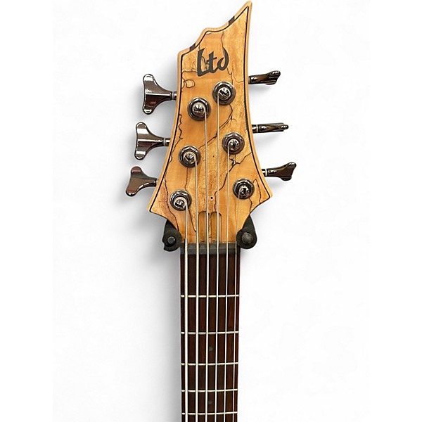 Used ESP LTD B206SM 6 String Natural Electric Bass Guitar