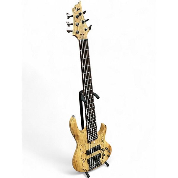 Used ESP LTD B206SM 6 String Natural Electric Bass Guitar