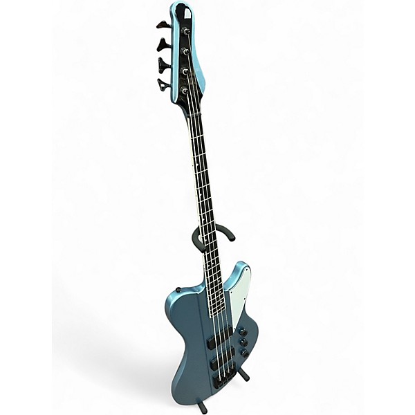 Used Schecter Guitar Research ULTRA BASS Pelham Blue Electric Bass Guitar