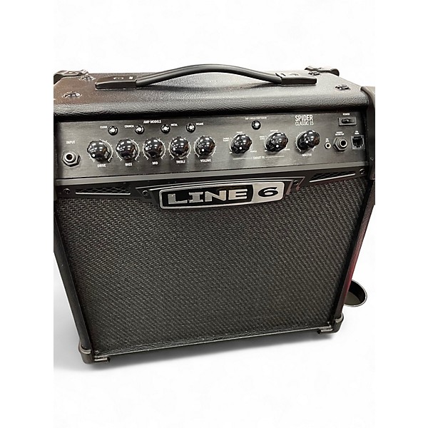 Used Line 6 spider classic 15 Guitar Combo Amp
