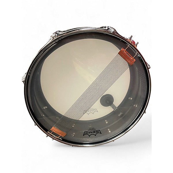Used Ludwig 4.5in Blackrolite Black Galaxy Black Drum