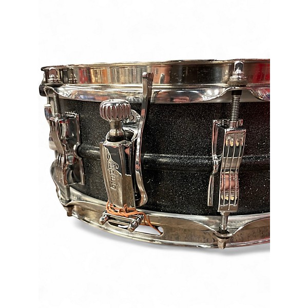 Used Ludwig 4.5in Blackrolite Black Galaxy Black Drum
