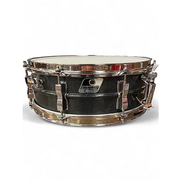 Used Ludwig 4.5in Blackrolite Black Galaxy Black Drum