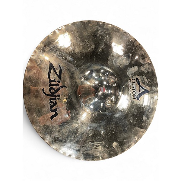 Used Zildjian 14in A Custom Mastersound Hi Hat Pair Cymbal