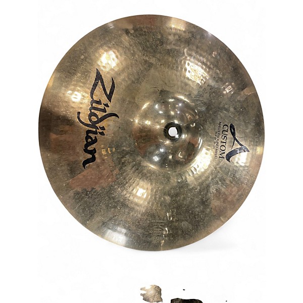 Used Zildjian 14in A Custom Mastersound Hi Hat Pair Cymbal