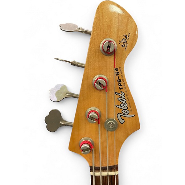 Used Tokai TPB64 Natural Electric Bass Guitar