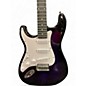 Used Ritmo Left Handed Stratocaster Purple Solid Body Electric Guitar