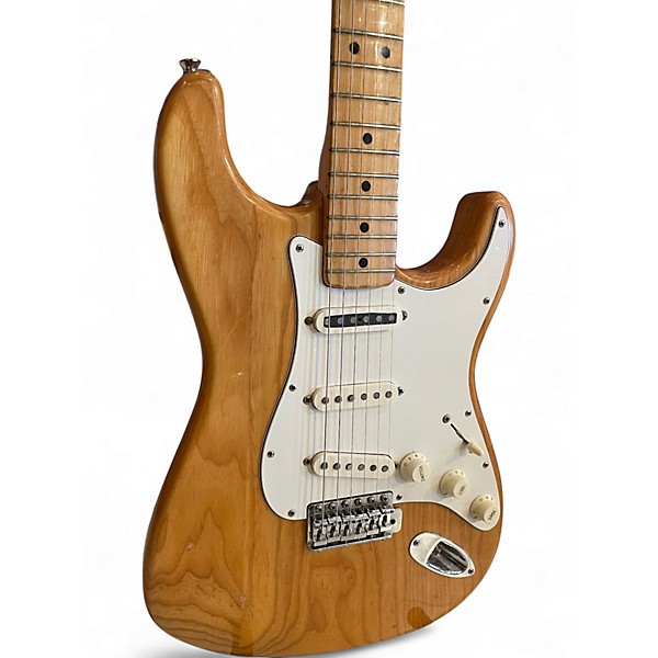 Vintage 1970s Fender Stratocaster Natural Solid Body Electric Guitar