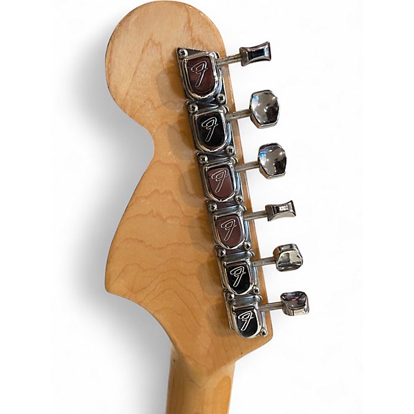 Vintage 1970s Fender Stratocaster Natural Solid Body Electric Guitar