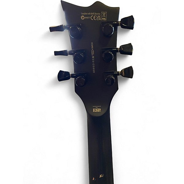 Used ESP LTD EC-1000B Flat Black Solid Body Electric Guitar
