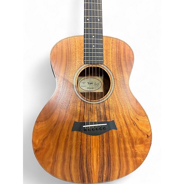 Used Taylor GS Mini-e Koa Natural Acoustic Electric Guitar