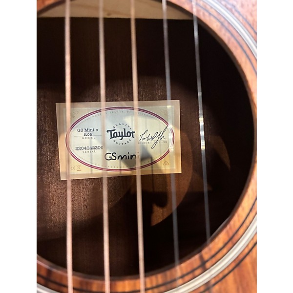 Used Taylor GS Mini-e Koa Natural Acoustic Electric Guitar