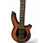 Used Ernie Ball Music Man Bongo 4 String Metallic Orange Electric Bass Guitar