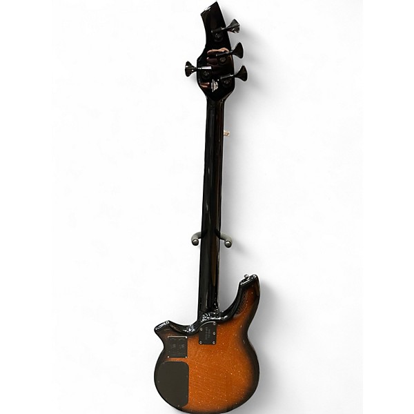 Used Ernie Ball Music Man Bongo 4 String Metallic Orange Electric Bass Guitar