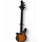 Used Ernie Ball Music Man Bongo 4 String Metallic Orange Electric Bass Guitar