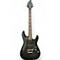 Used Schecter Guitar Research Demon 6 FR Trans Black Solid Body Electric Guitar thumbnail