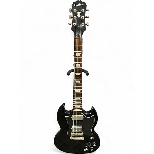 Used Epiphone SG Black Solid Body Electric Guitar