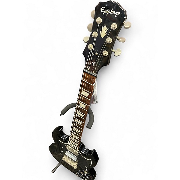 Used Epiphone SG Black Solid Body Electric Guitar