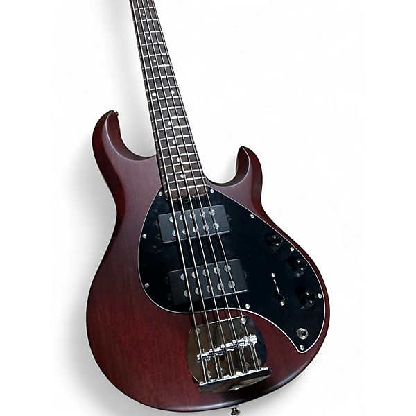 Used Sterling by Music Man stingray 5 Walnut Electric Bass Guitar