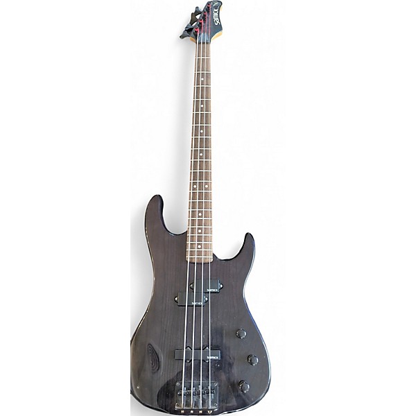 Used Samick PJ Style Bass Black Electric Bass Guitar