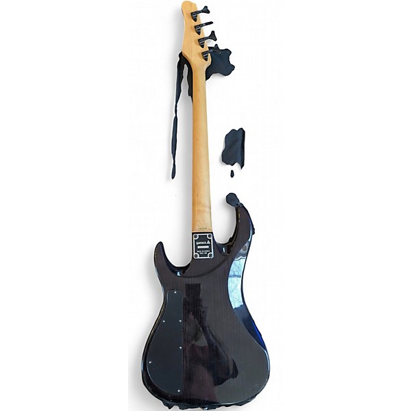 Used Samick PJ Style Bass Black Electric Bass Guitar