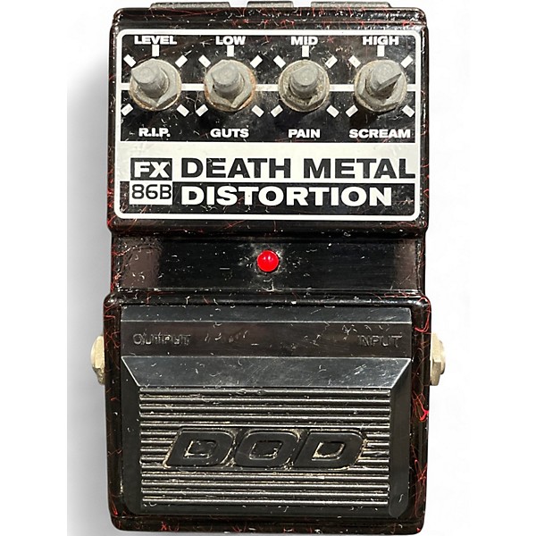 Used DOD FX86B Death Metal Distortion Effect Pedal