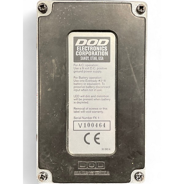 Used DOD FX86B Death Metal Distortion Effect Pedal