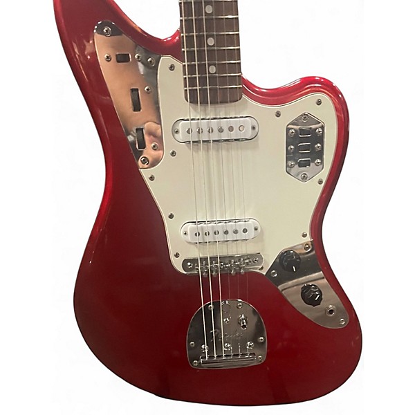 Used Fender MIJ Reissue '62 Jaguar Candy Apple Red Solid Body Electric Guitar
