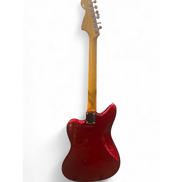 Used Fender MIJ Reissue '62 Jaguar Candy Apple Red Solid Body Electric Guitar