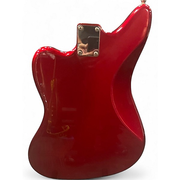 Used Fender MIJ Reissue '62 Jaguar Candy Apple Red Solid Body Electric Guitar