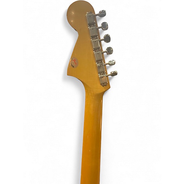 Used Fender MIJ Reissue '62 Jaguar Candy Apple Red Solid Body Electric Guitar