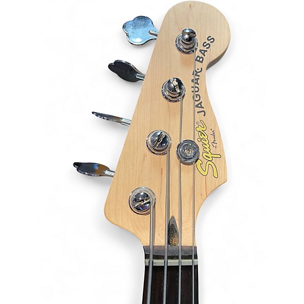 Used Squier Vintage Modified Jaguar Bass 3 Color Sunburst Electric Bass Guitar